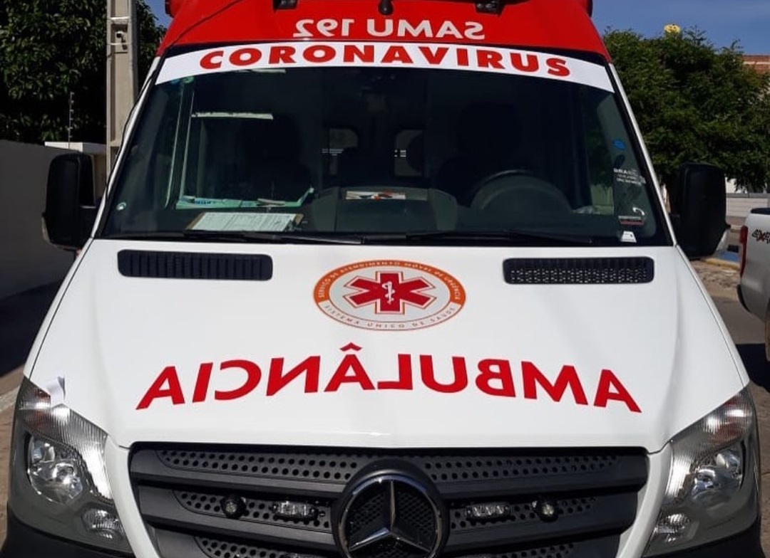 Em Sousa, secretaria de Saúde disponibiliza ambulância para o atendimento de pacientes suspeitos de Coronavírus