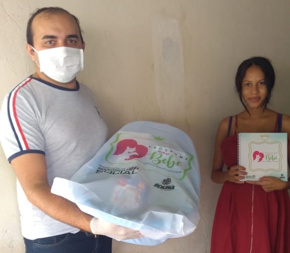 Prefeitura de Sousa realiza nova etapa de entrega de kits de enxovais do Programa Meu Bebê