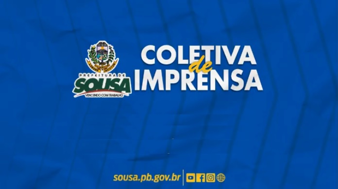 Em coletiva de imprensa, prefeitura de Sousa anuncia ações e inaugurações para o mês de maio  