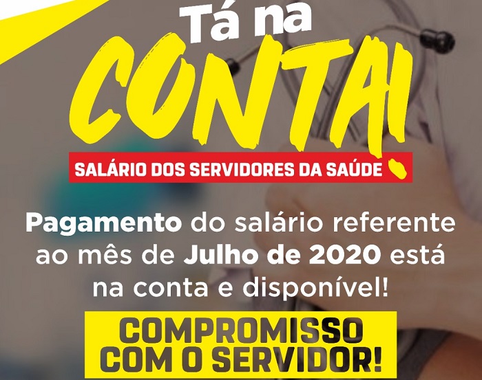 Nesta terça-feira, prefeitura de Sousa realizou pagamento dos servidores da Saúde; confira programação  