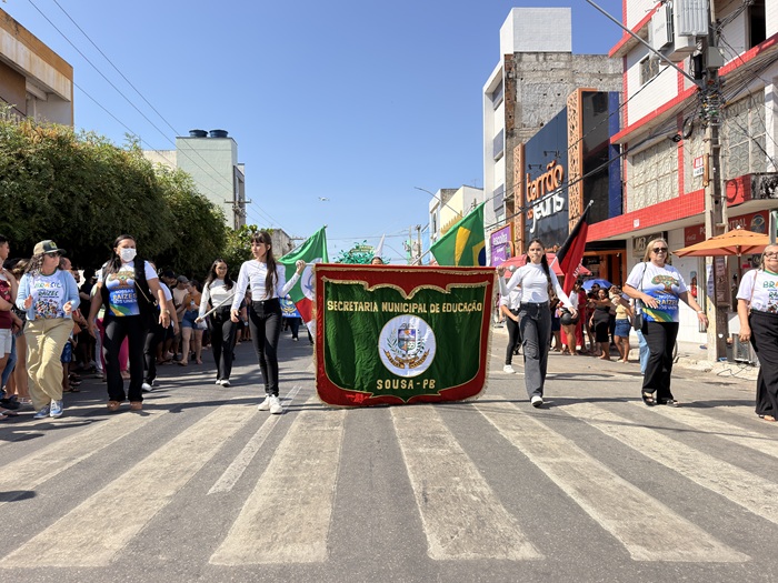 Sousa celebra o 7 de Setembro com tradicional Desfile Cívico da Independência